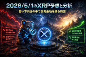 2026年5月1日のXRP予想とチャート分析｜今日の注目ポイント