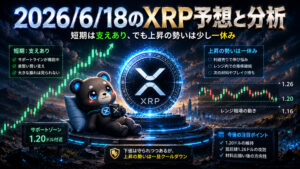 2026年6月18日のXRP予想とチャート分析｜今日の注目ポイント